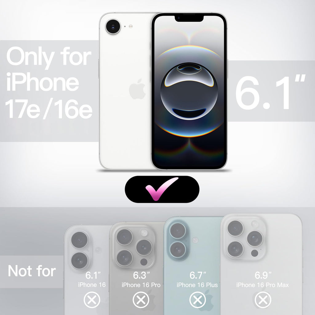 JETech Matte Case for iPhone Air, Black