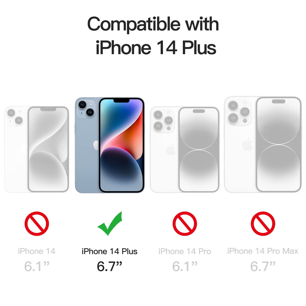 JETech Screen Protector for iPhone 13/13 Pro, 3-Pack