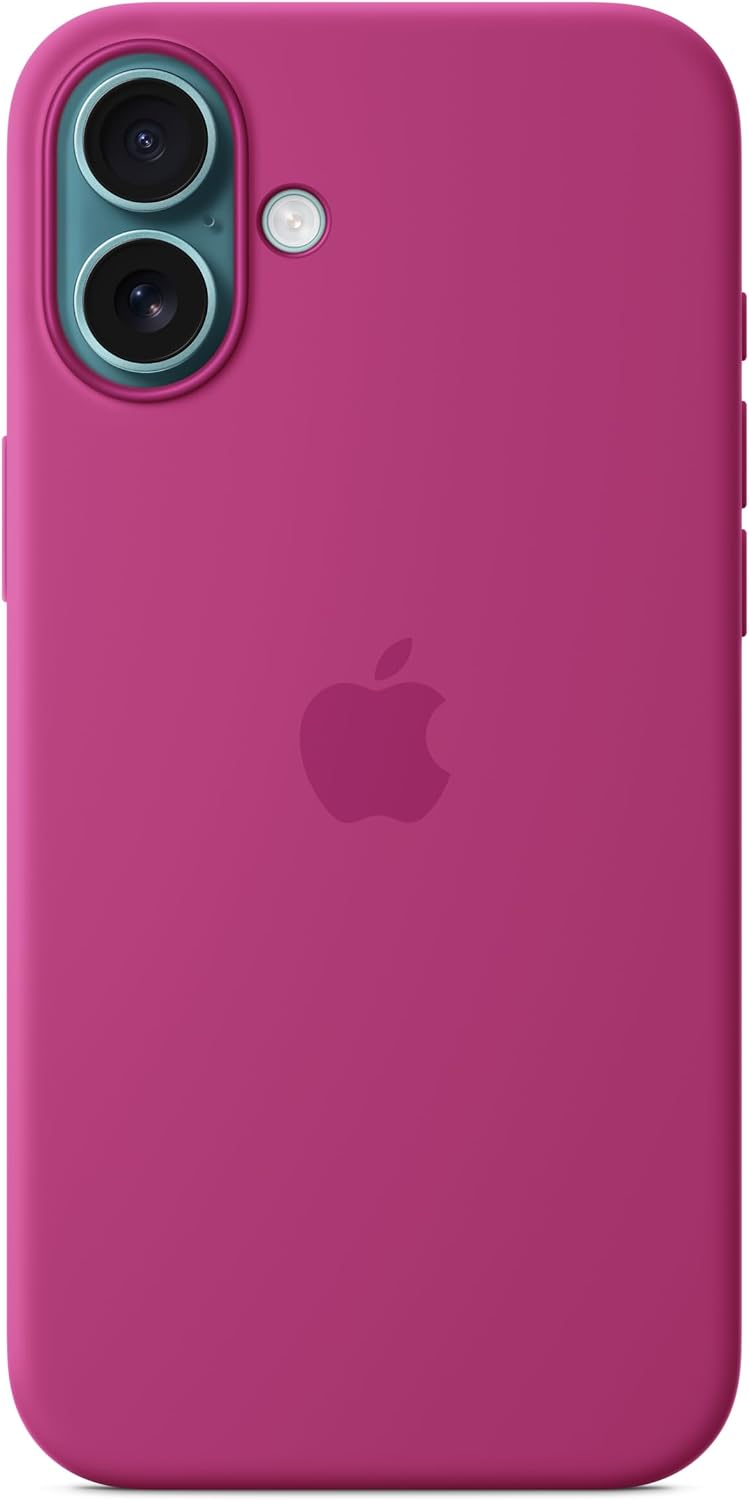 Apple iPhone 16 Pro Max Silicone Case with MagSafe and Camera Control: Lightweight Phone Case, Wireless Charging Compatible, Smooth Matte Finish, Black