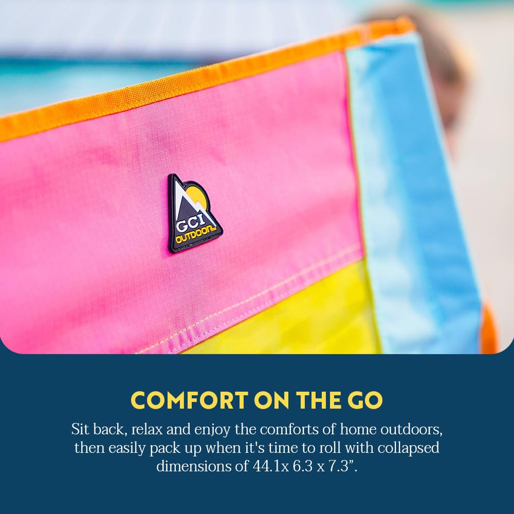 GCI Outdoor Comfort Pro Rocker Camping Chair - Indigo Blue