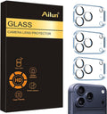 Ailun 3 Pack Camera Lens Protector for iPhone 17 Pro Max, Tempered Glass