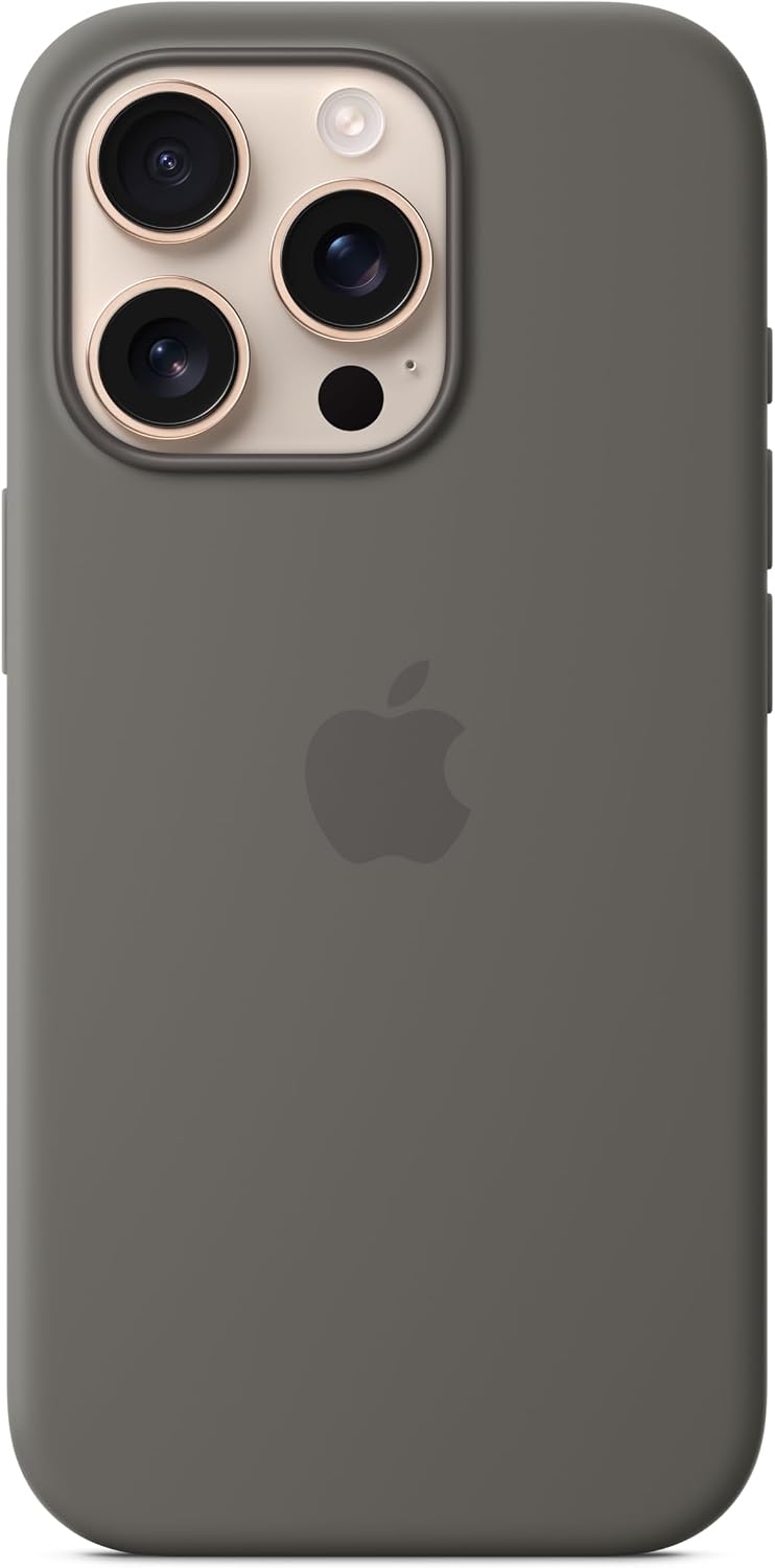 Apple iPhone 16 Pro Max Silicone Case with MagSafe and Camera Control: Lightweight Phone Case, Wireless Charging Compatible, Smooth Matte Finish, Black