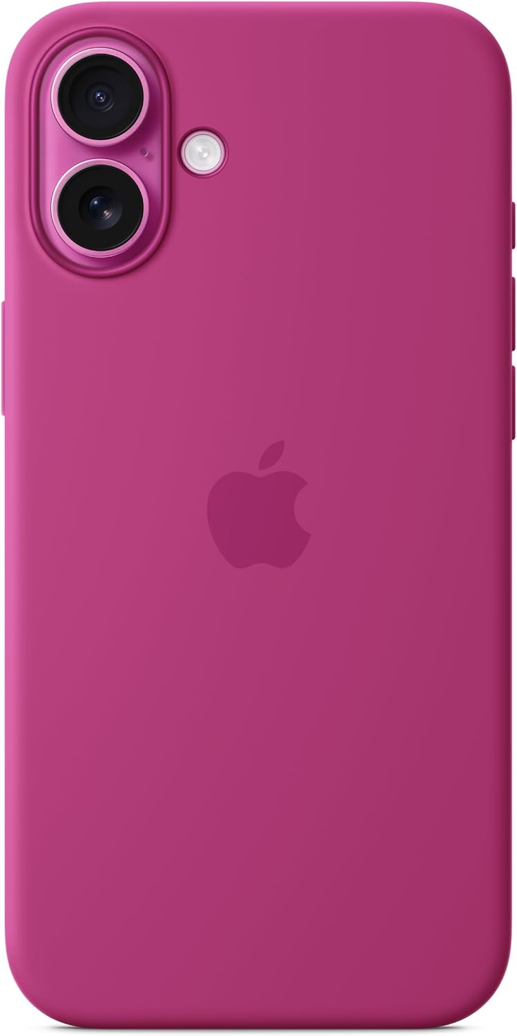 Apple iPhone 16 Pro Max Silicone Case with MagSafe and Camera Control: Lightweight Phone Case, Wireless Charging Compatible, Smooth Matte Finish, Black