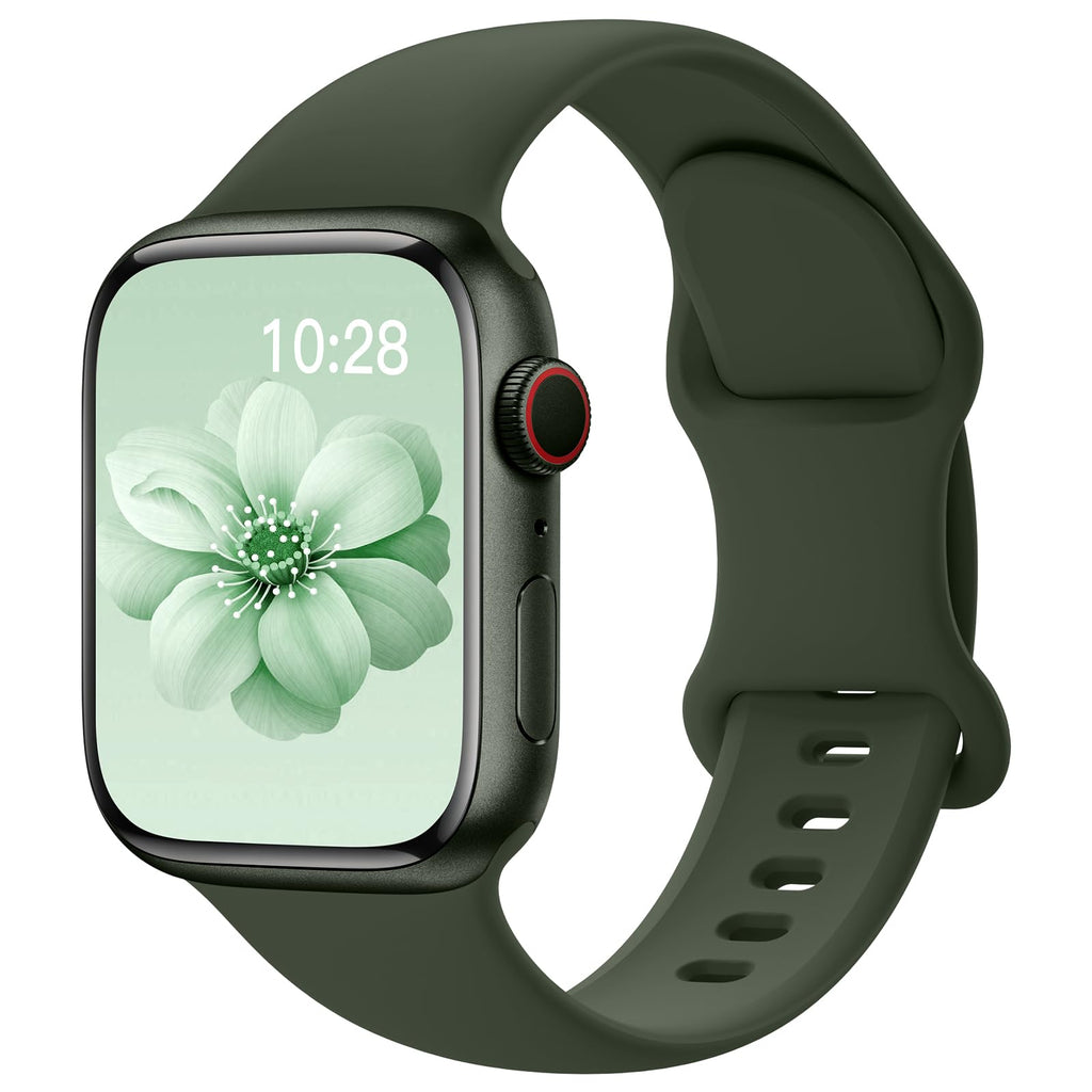 Sport Silicone Band Compatible with Apple Watch Bands for Women Men