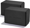 Yoga Blocks 2 Pack with Supportive Non-Slip Foam for Yoga Pilate Stretching