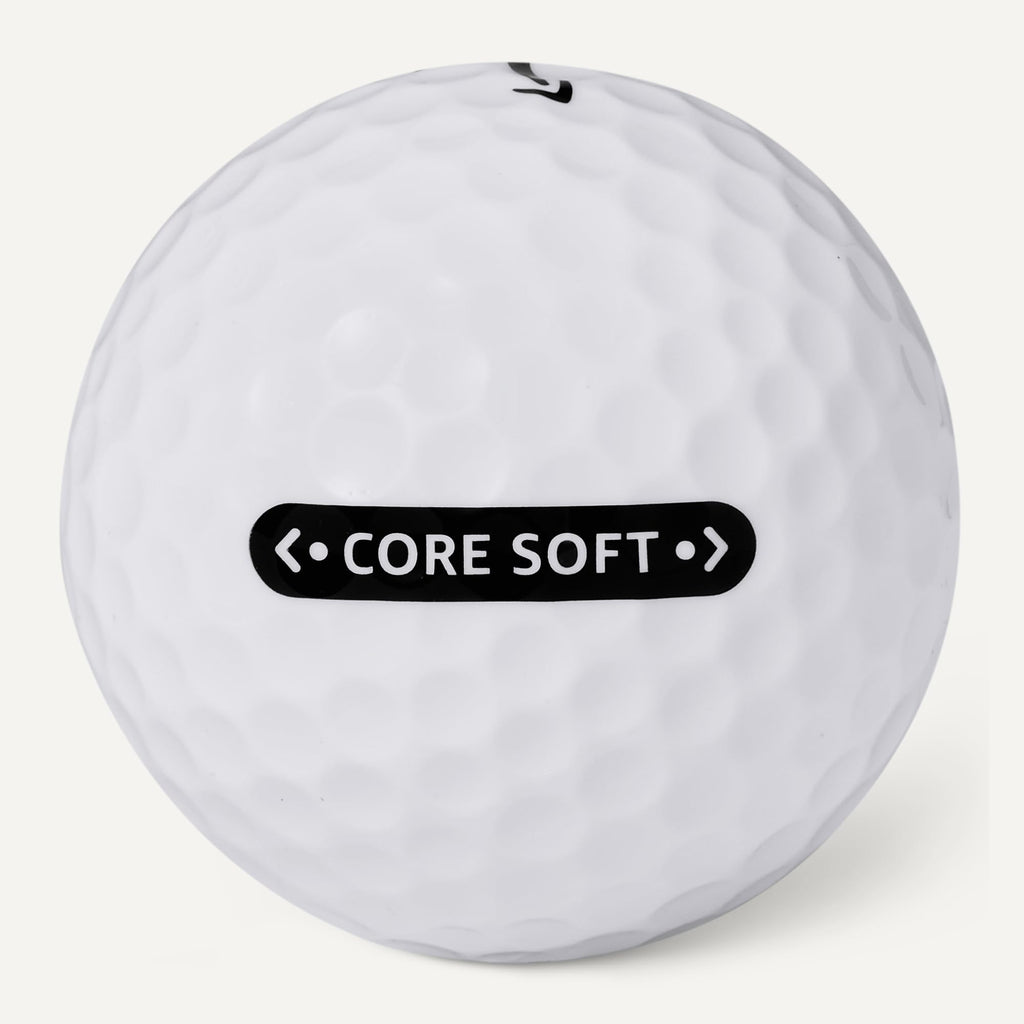 Amazon Basics Core Soft Golf Balls, Low Compression, Side Stamp Alignment