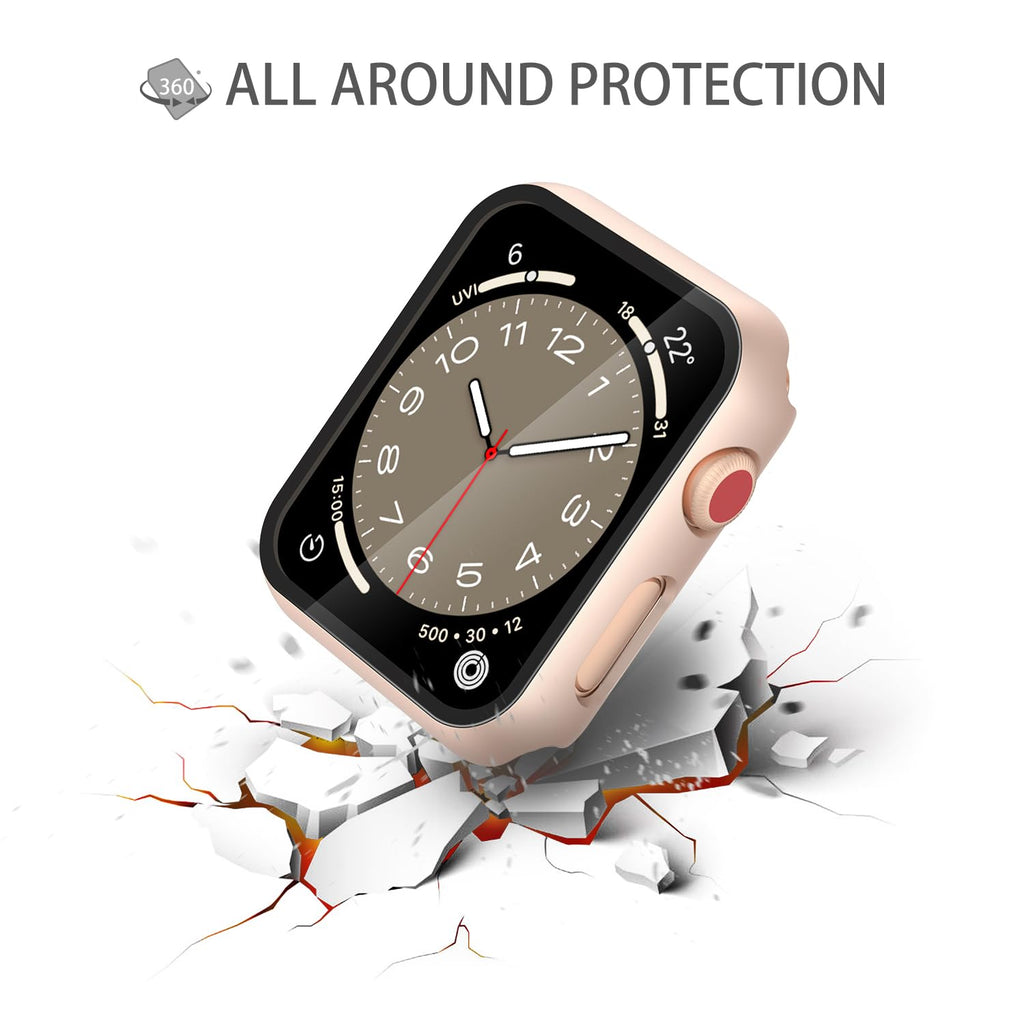 Misxi Case with Screen Protector for 38mm Apple Watch Series 3/2