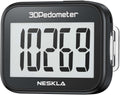 3D Pedometer, Simple Step Counter with Large LCD Display for Walking