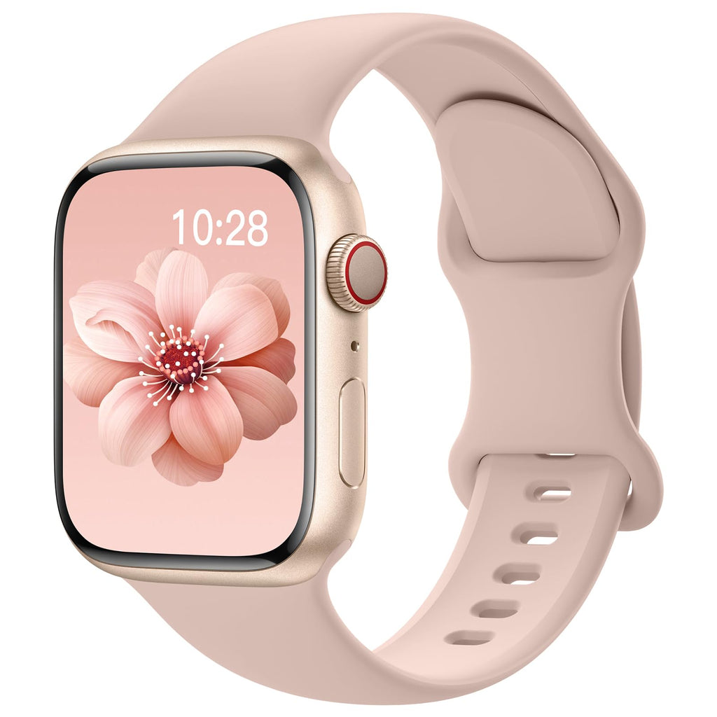 Sport Silicone Band Compatible with Apple Watch Bands for Women Men