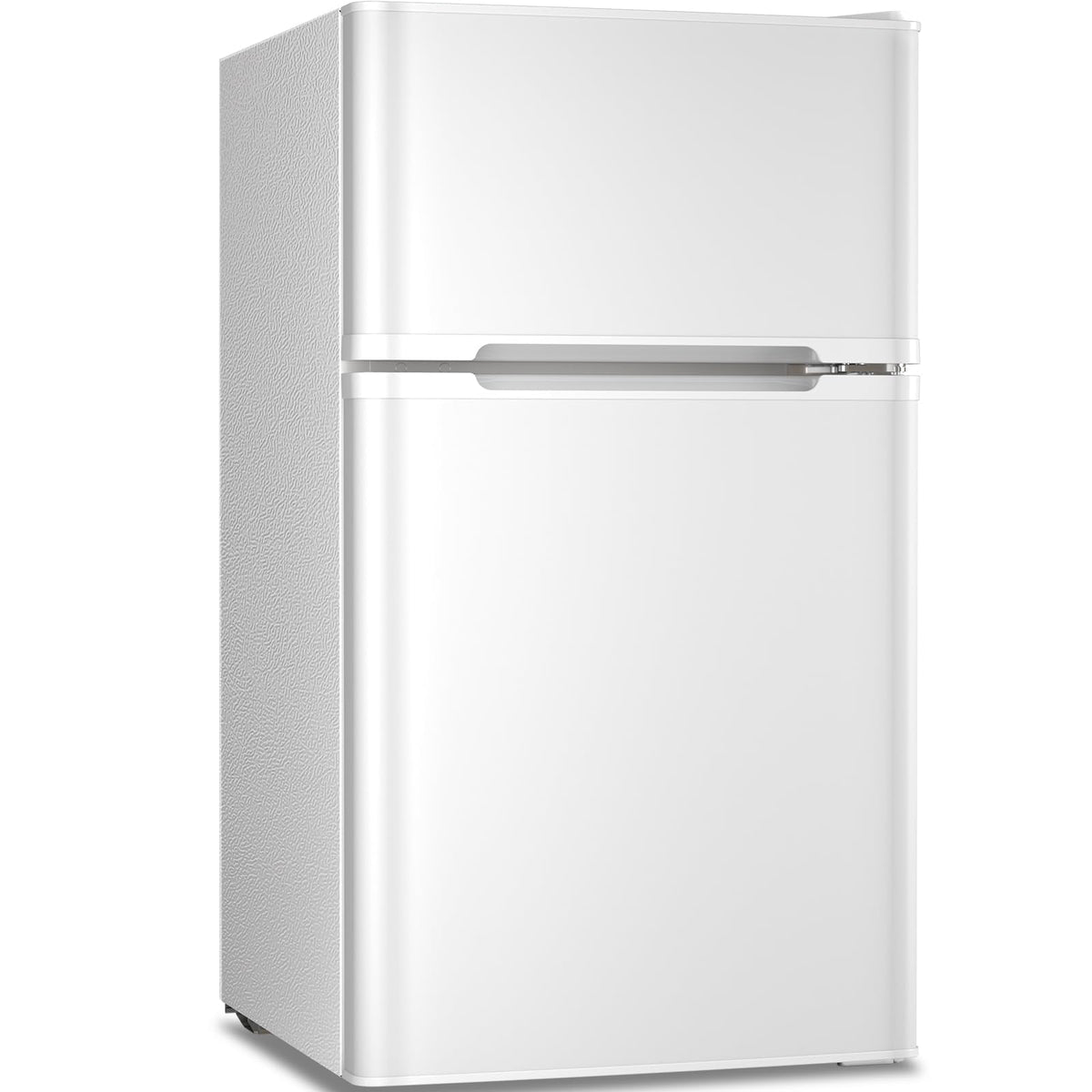 Kismile 1.1 Cu.ft Upright Mini Freezer for Dorms Apartment, Stainless Steel