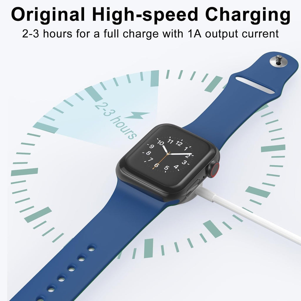 2026 Upgraded for Apple Watch Charger USB Magnetic Fast Charging Cable Portable Wireless Charging Accessories Compatible with iWatch Series 11/10/9/8/7/6/5/4/3/2 Ultra 3/2/SE-Pink