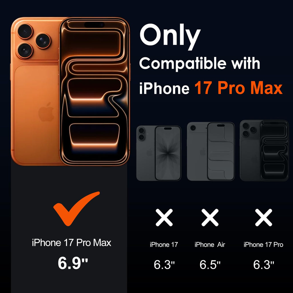 ivoler 3-in-1 Case for iPhone 16 Plus 6.7 inch, Clear