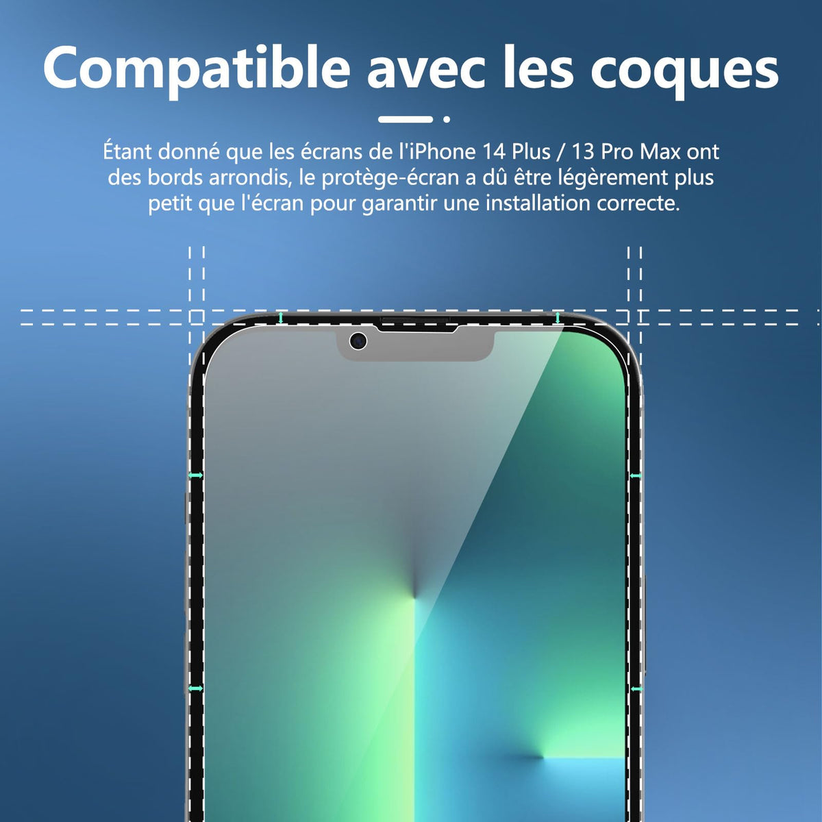 NEW'C for iPhone 16, iPhone 15 Screen Protector Installation Tool Included
