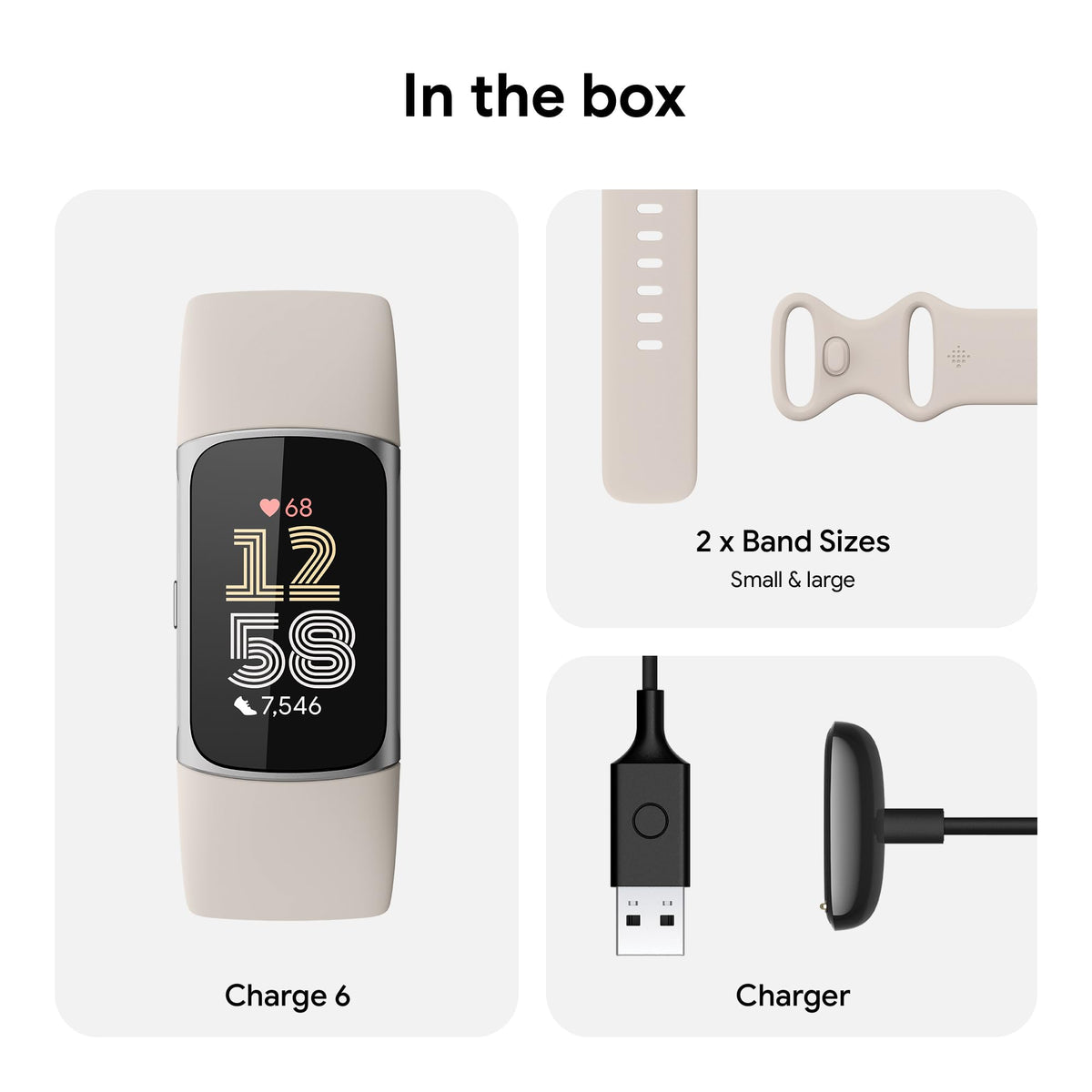 Google Fitbit Charge 6 - Fitness Tracker - Obsidian/Black