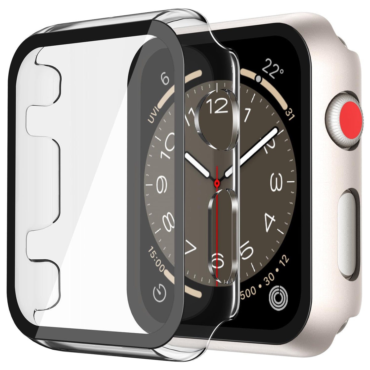 Misxi Case with Screen Protector for 38mm Apple Watch Series 3/2