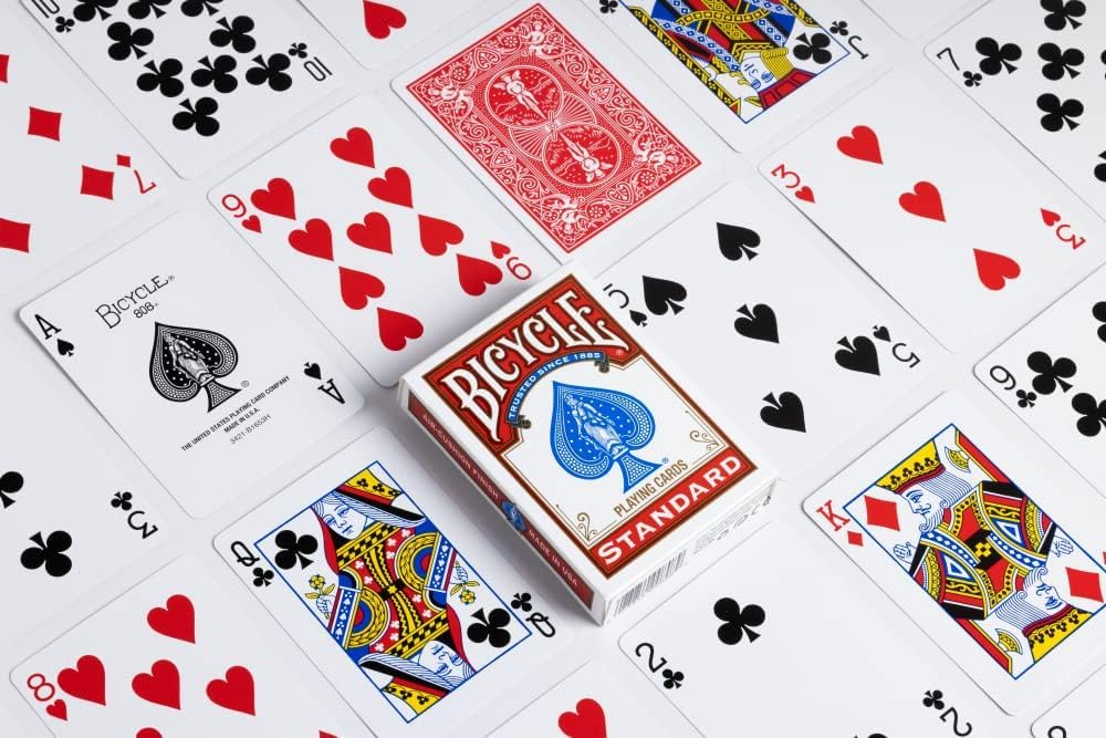 Bicycle Playing Cards 2 Pack Standard Poker Size Red and Blue