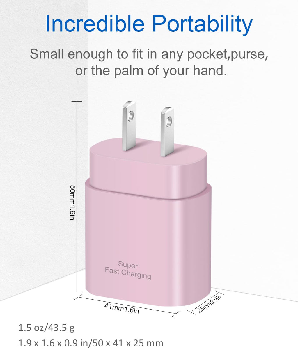 Type C Charger Fast Charging,USB C Charger,25W Samsung Super Fast Charger