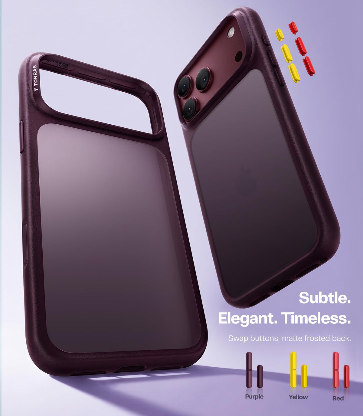 TORRAS Shockproof for iPhone 18 Pro Case Black 2026,4X Mil-Grade Protection
