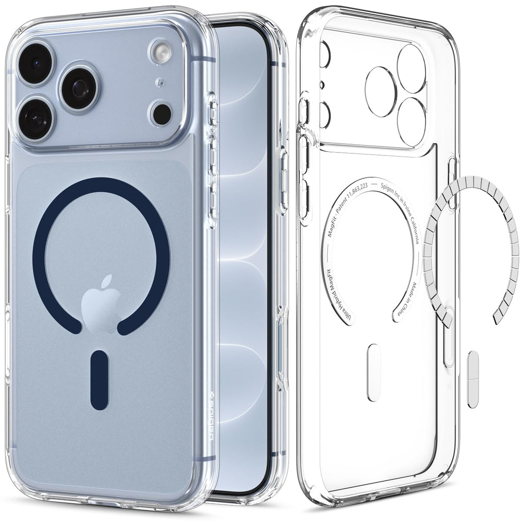 Spigen Ultra Hybrid MagFit for iPhone 17 Pro / 18 Pro Case, Frost Black