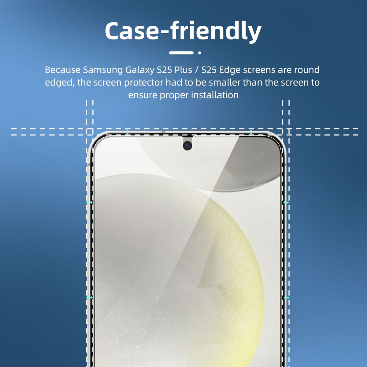 NEW'C for Samsung Galaxy S23 6.1" (SM-S911),Screen Protector Tempered Glass