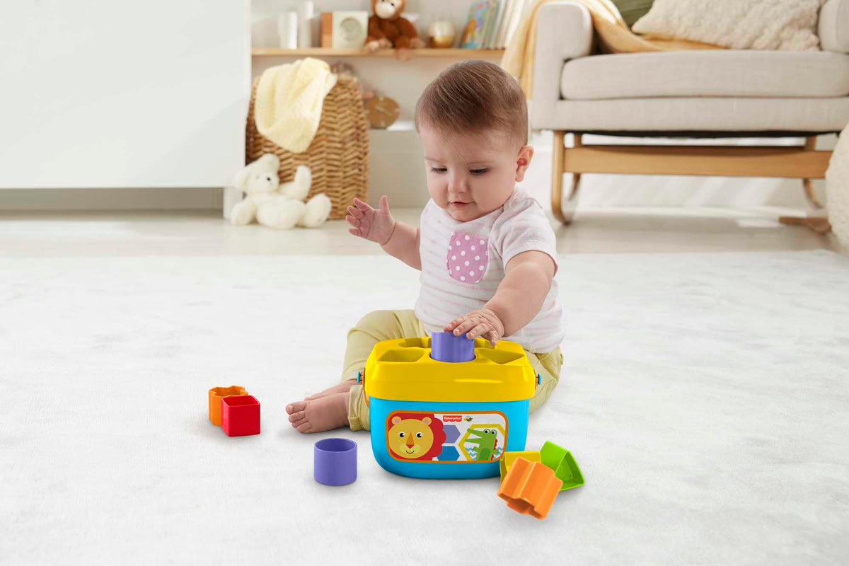 Fisher-Price Baby’s First BlocksToy Set, Navy Fawn