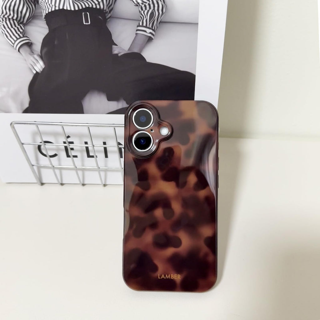 Cute Phone Case for iPhone 16 Pro Case Cheetah Leopard Print