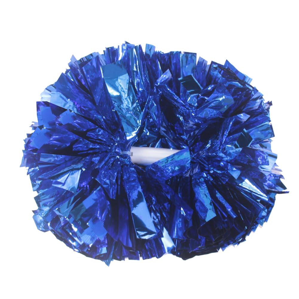 Hooshing 2/6/12PCS Pom Poms Cheerleading with Baton Handle Cheerleader Pompoms for Cheering Sports Games Dancing Party Team Spirit