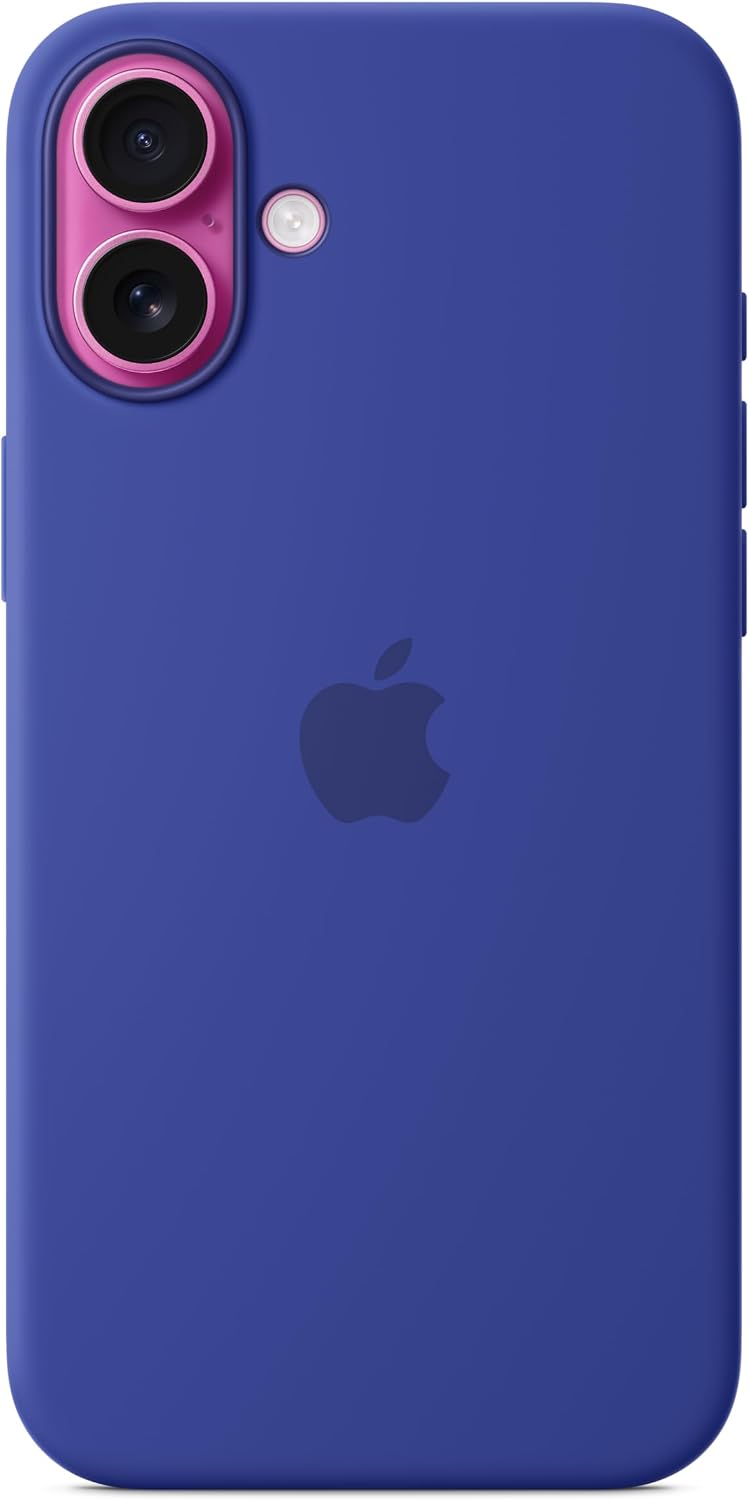 Apple iPhone 16 Pro Max Silicone Case with MagSafe and Camera Control: Lightweight Phone Case, Wireless Charging Compatible, Smooth Matte Finish, Black