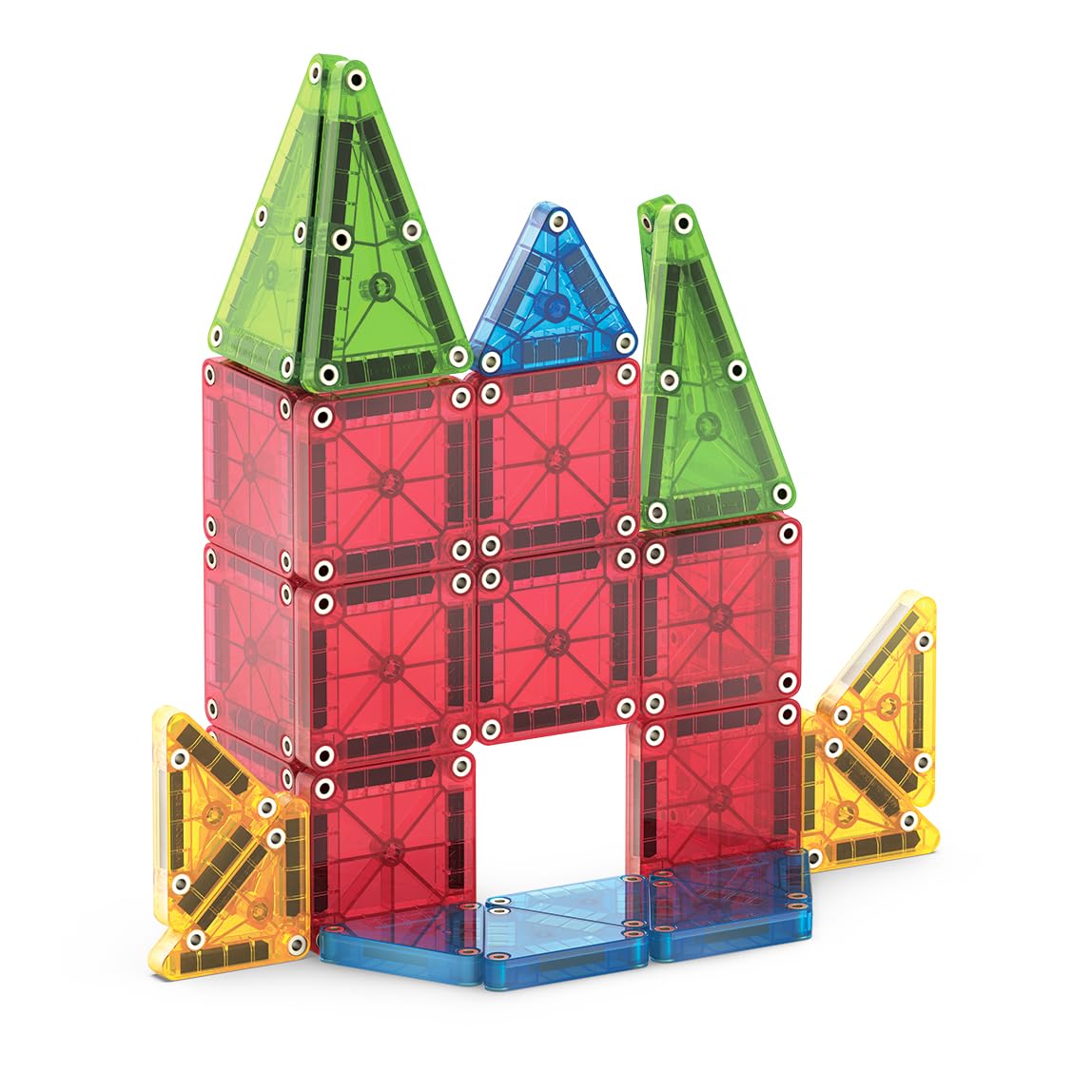 MAGNA-TILES microMAGS 24-Piece Spooky Travel Set, The Original Magnetic Building Brand