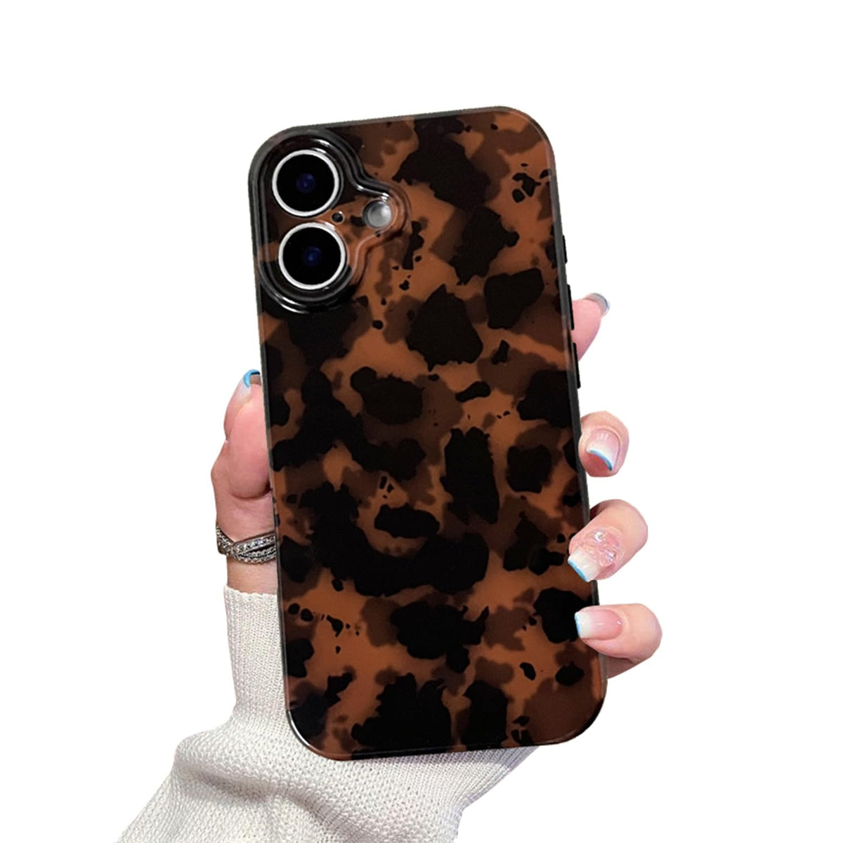 Cute Phone Case for iPhone 16 Pro Case Cheetah Leopard Print