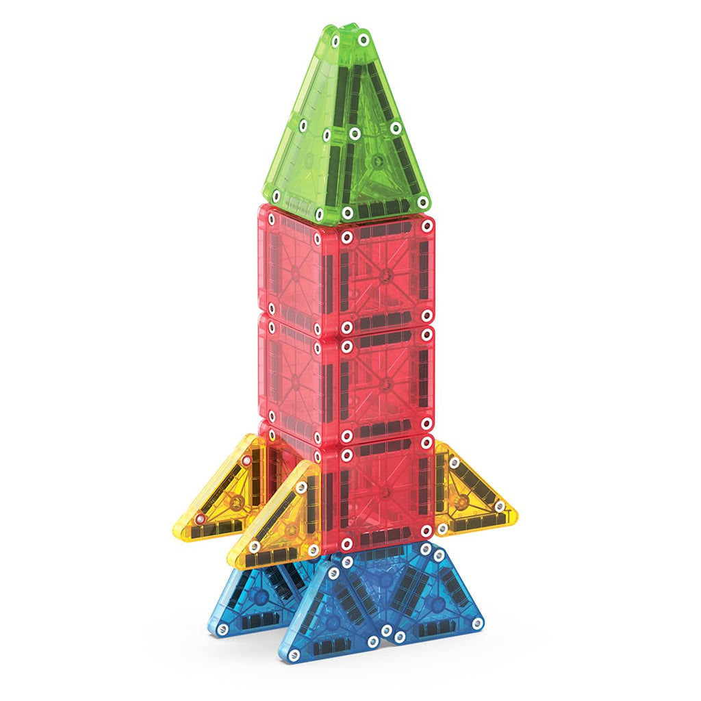MAGNA-TILES microMAGS 24-Piece Spooky Travel Set, The Original Magnetic Building Brand