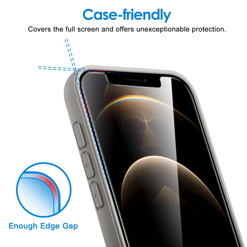 JETech Screen Protector for iPhone 13/13 Pro, 3-Pack