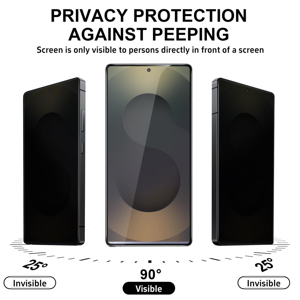 2 Pack Privacy Screen Protector for iPhone 14 Pro Max Purple