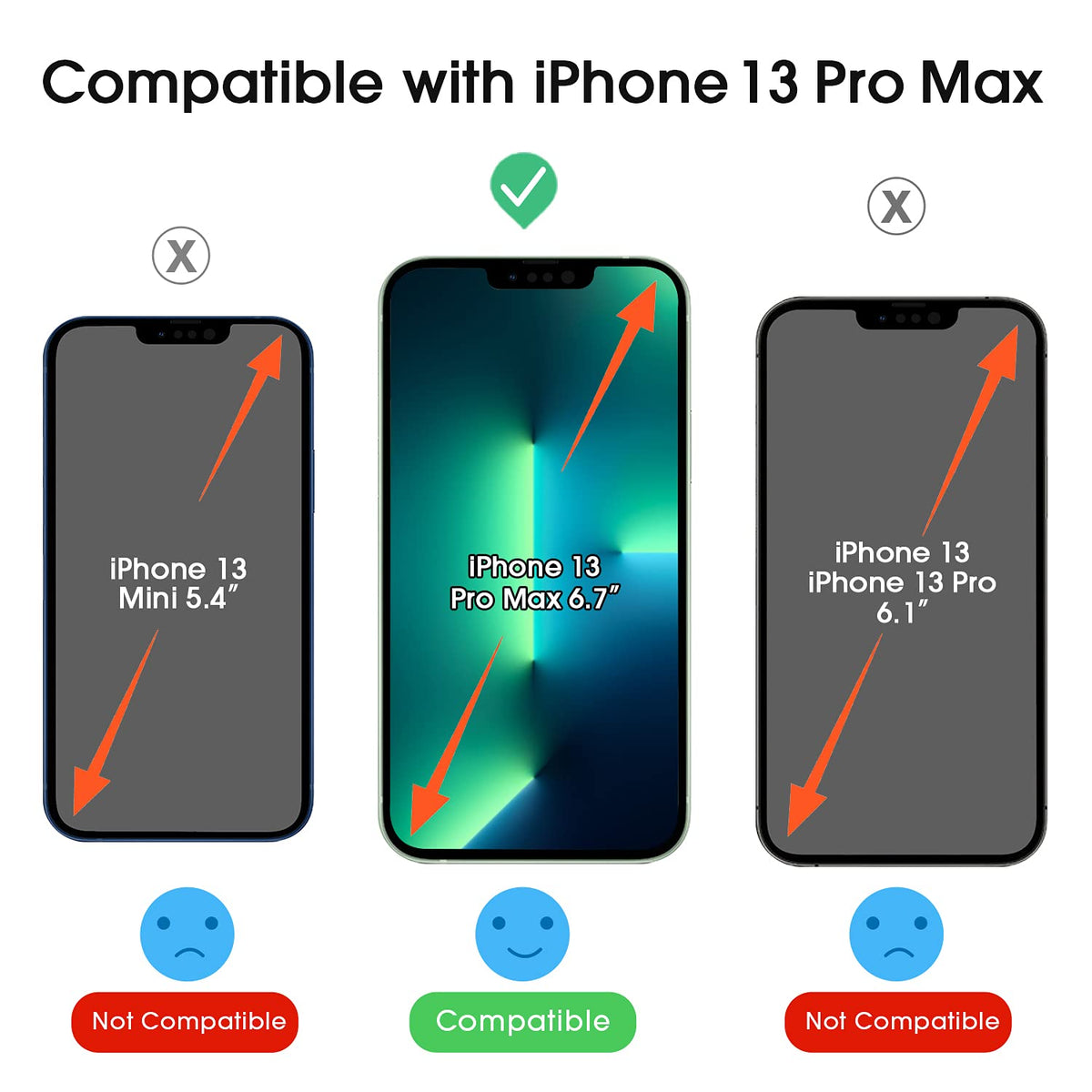 amFilm OneTouch for iPhone 18 Pro Max 6.9'' Screen Protector Tempered Glass