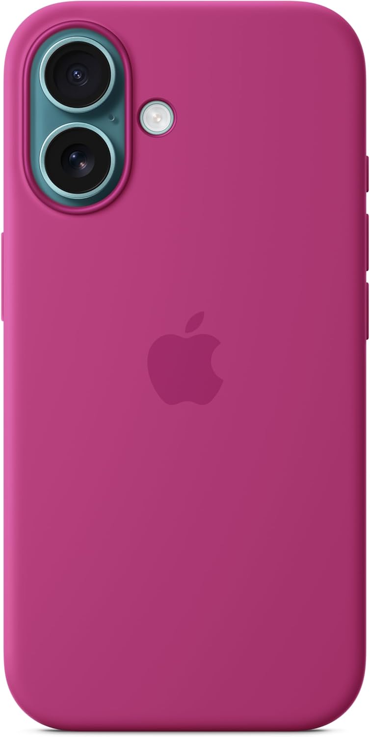 Apple iPhone 16 Pro Max Silicone Case with MagSafe and Camera Control: Lightweight Phone Case, Wireless Charging Compatible, Smooth Matte Finish, Black