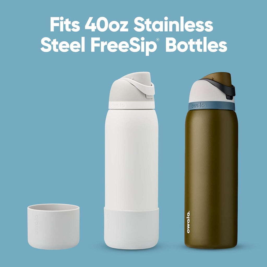 Owala Silicone Boot Accessory for Stainless Steel Water Bottles, Anti-Slip Dent Protective Sleeve, Protects FreeSip, Aqua, Made 32 Oz Water Bottle