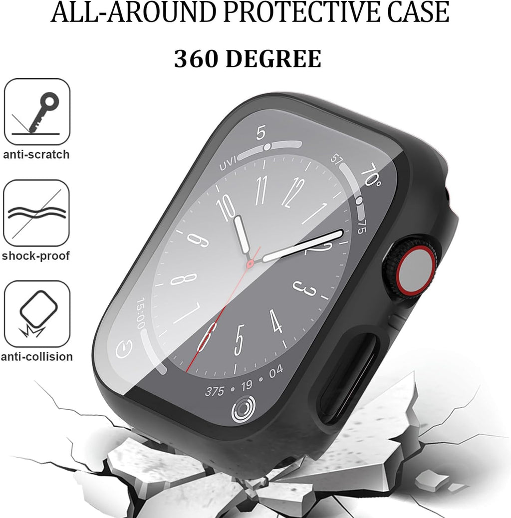 6-Pack Case with Screen Protector for Apple Watch Series 11/10 46mm