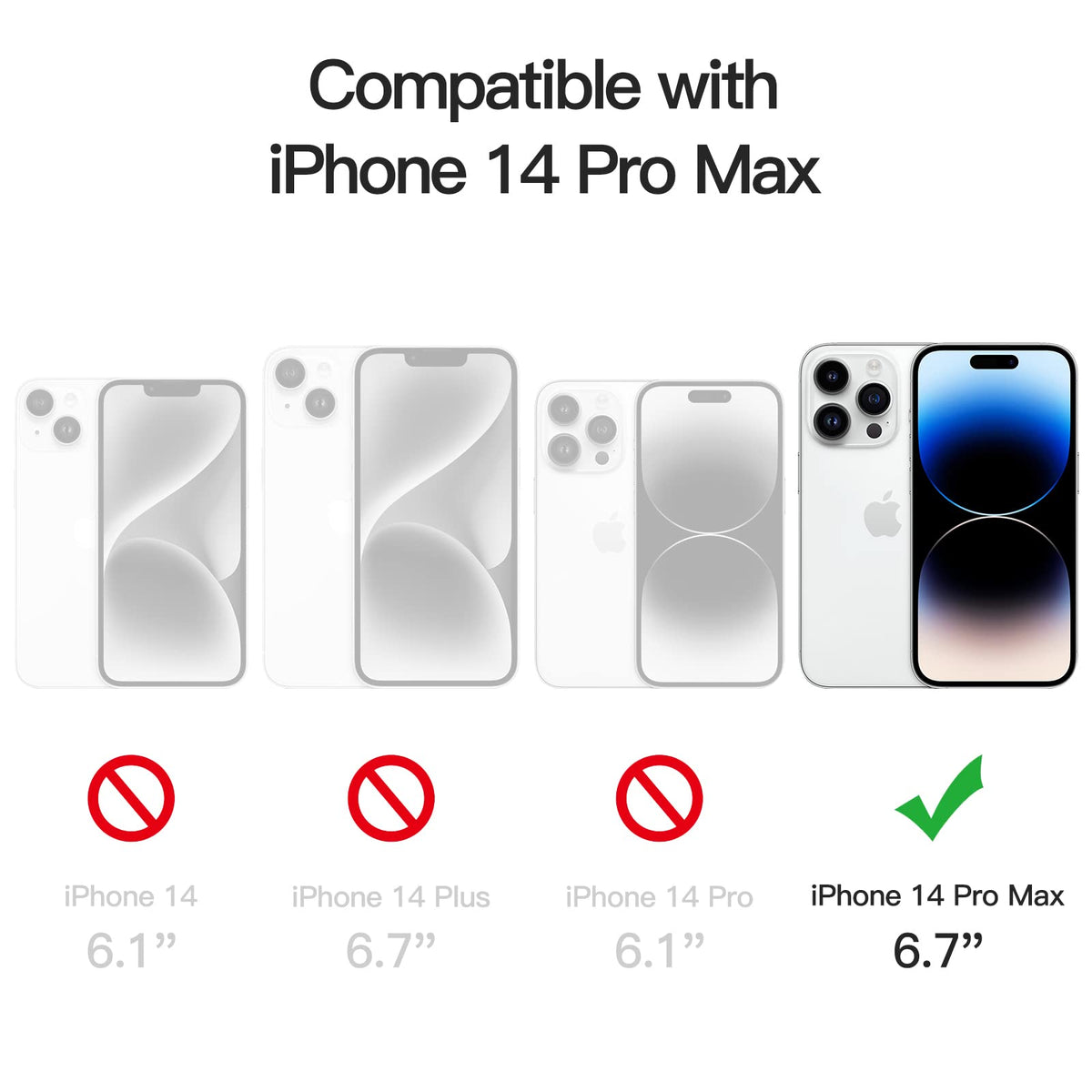 JETech Screen Protector for iPhone 13/13 Pro, 3-Pack