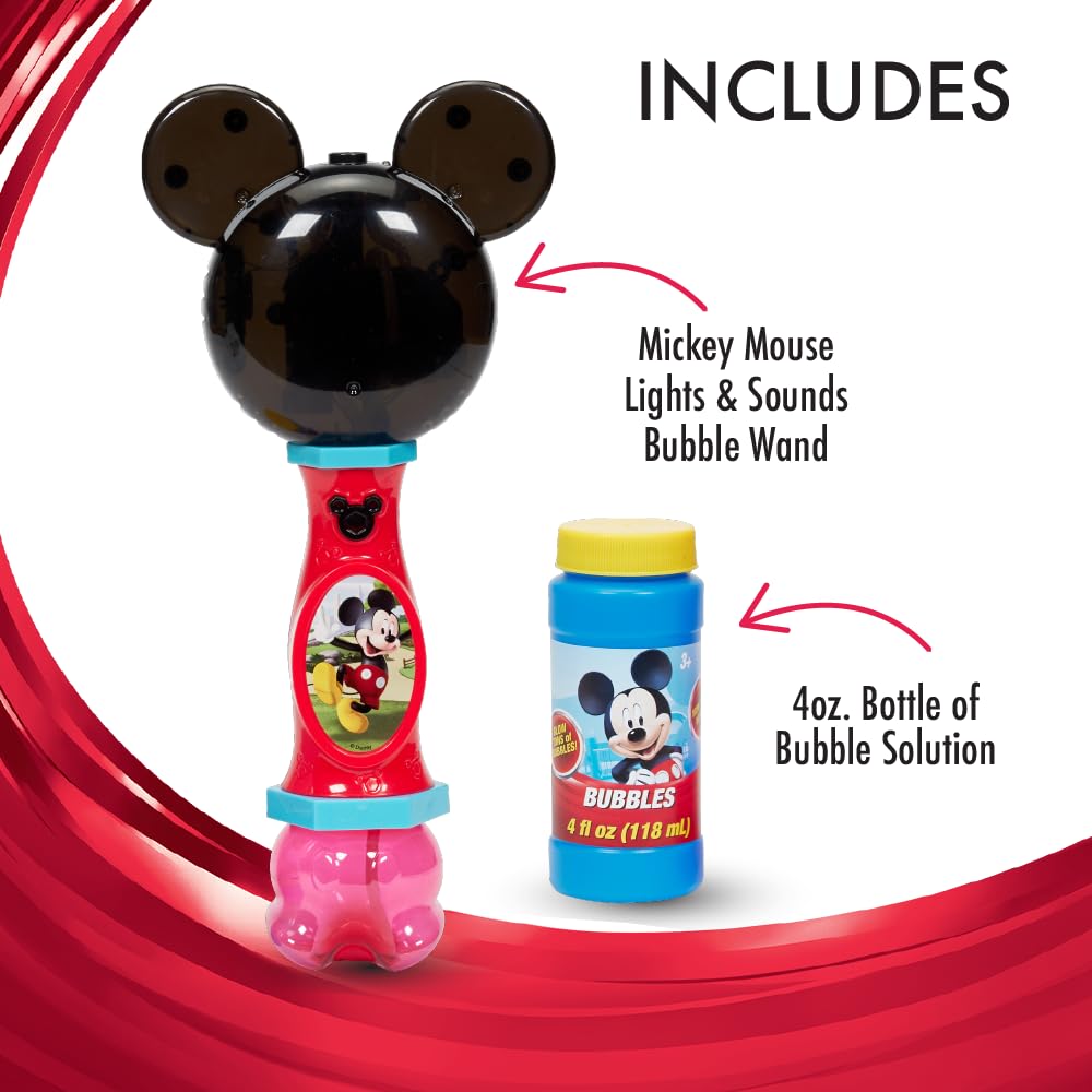 Little Kids Paw Patrol Marshall Light and Sound Musical Bubble Wand, Includes Bubble Solution