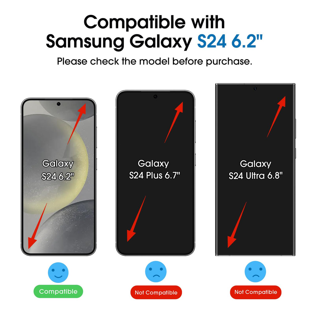 amFilm OneTouch for Samsung Galaxy S24 Ultra Screen Protector TemperedGlass