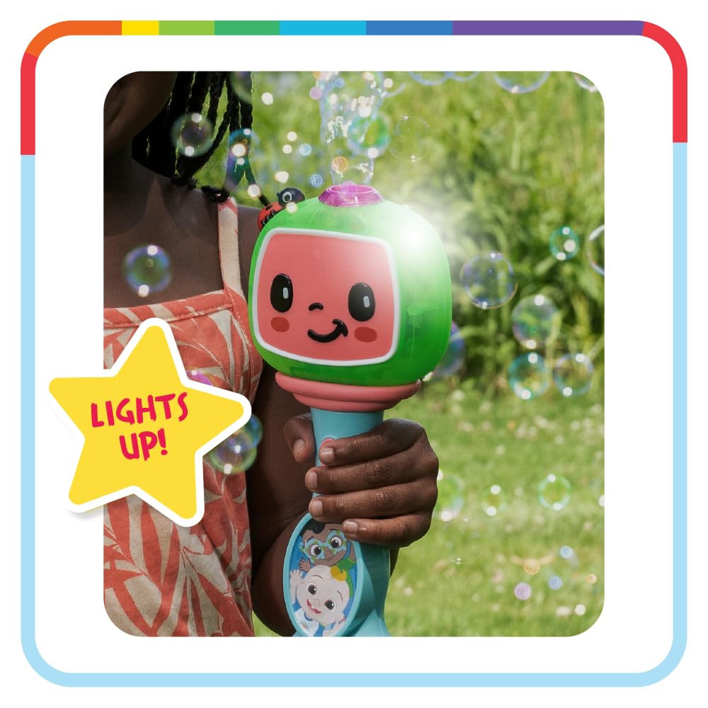 Little Kids Paw Patrol Marshall Light and Sound Musical Bubble Wand, Includes Bubble Solution