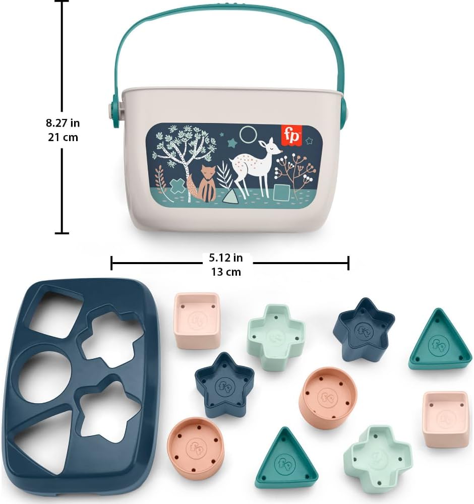 Fisher-Price Baby’s First BlocksToy Set, Navy Fawn