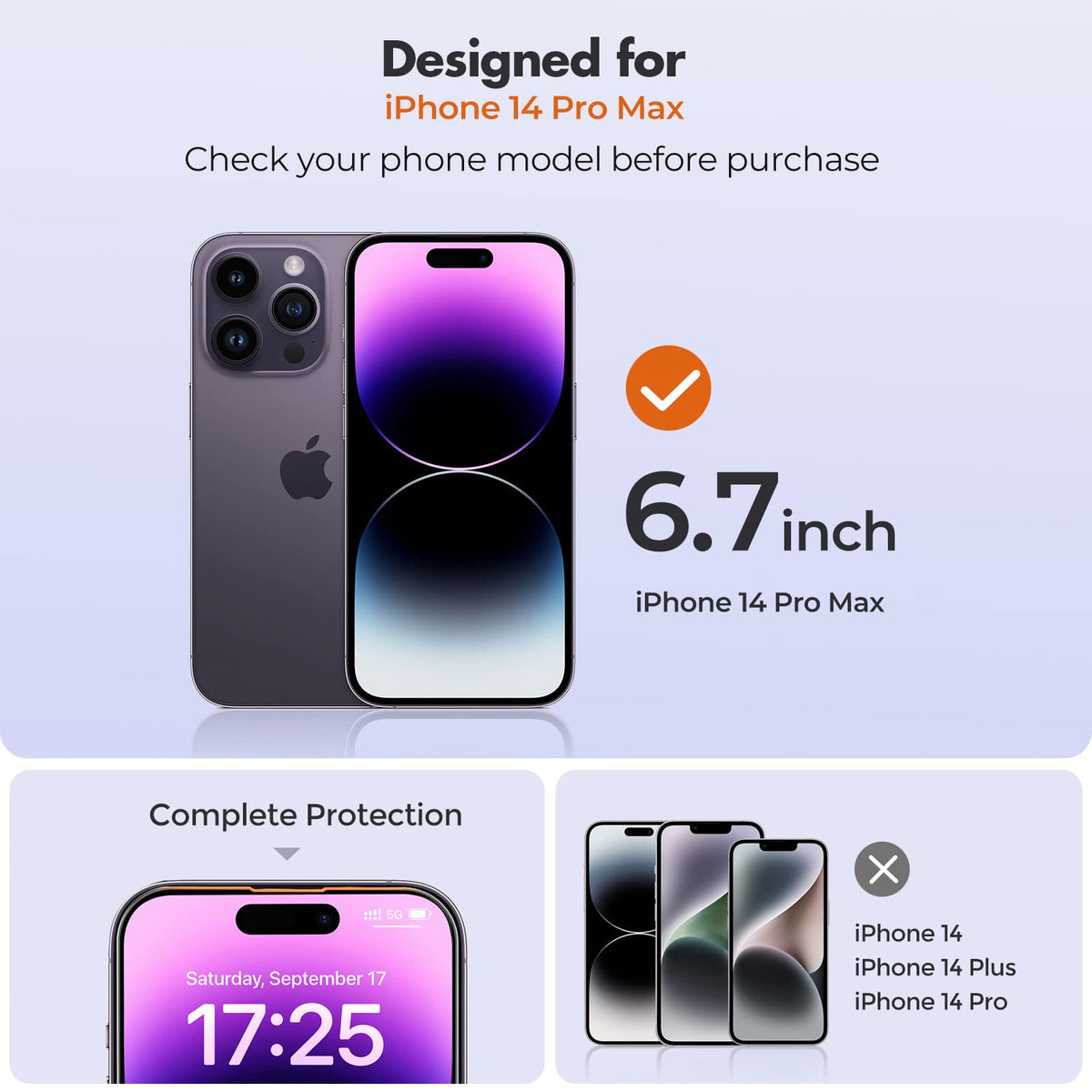 UNBREAKcable 3-Pack Screen Protector for iPhone SE 2022/SE 2020, iPhone 8/7