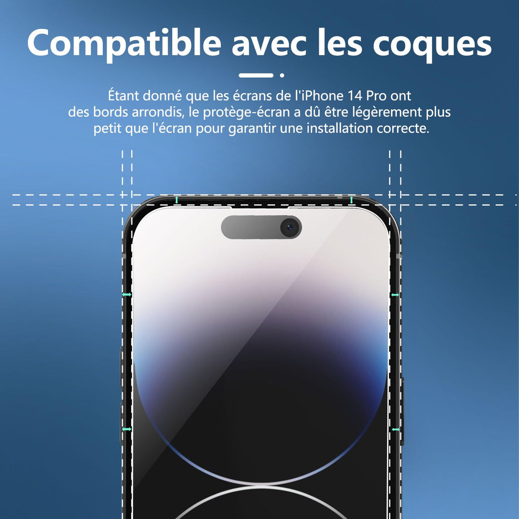 NEW'C for iPhone 16, iPhone 15 Screen Protector Installation Tool Included