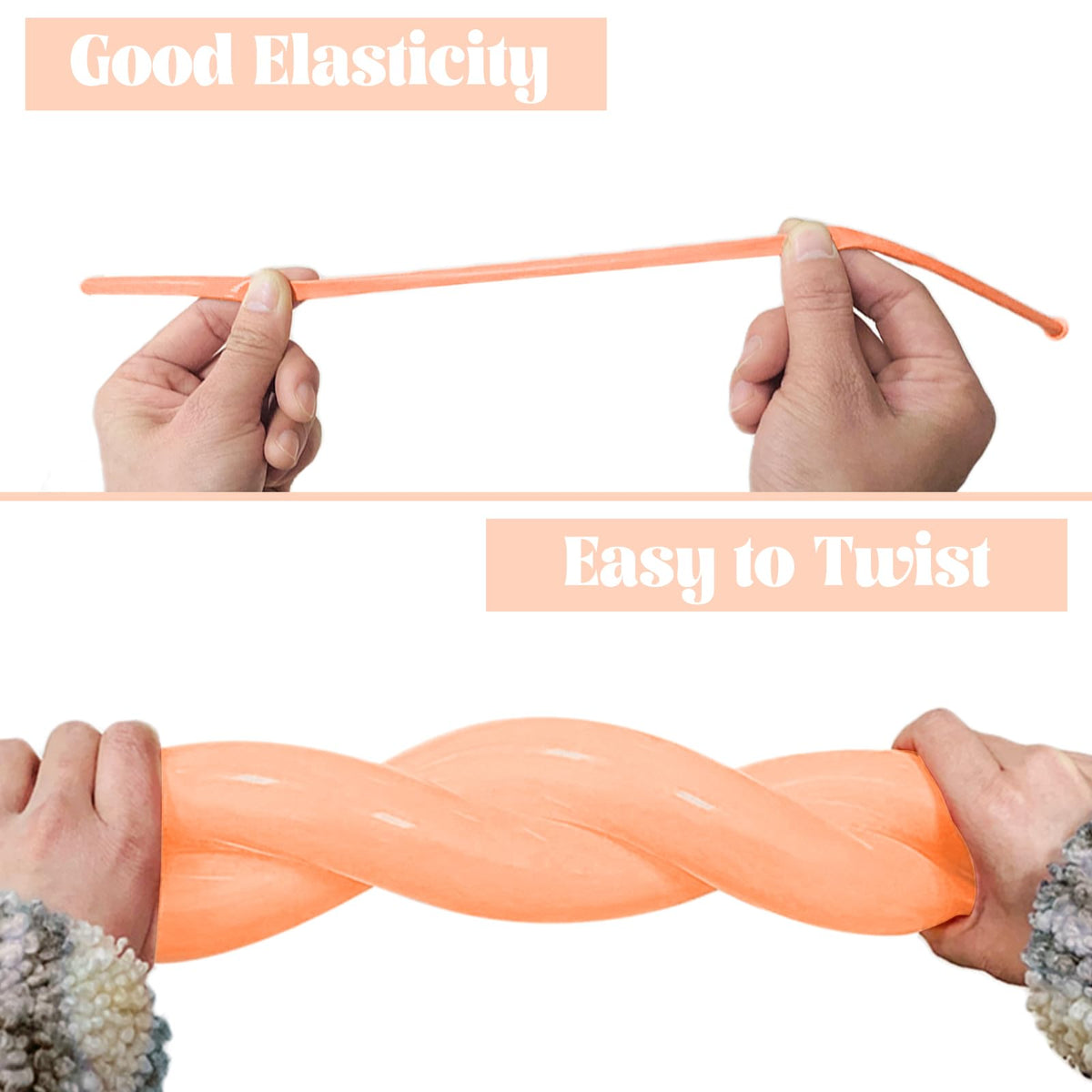 ASIYUHY 260 Balloons Clear Long Balloons 100 Pack Twisting Animal Balloon