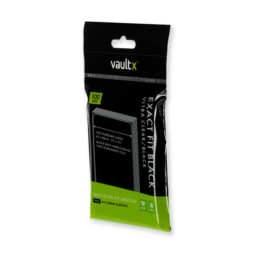 Vault X Exact Fit Inner Sleeves (200 Pack) Clear for Trading Cards