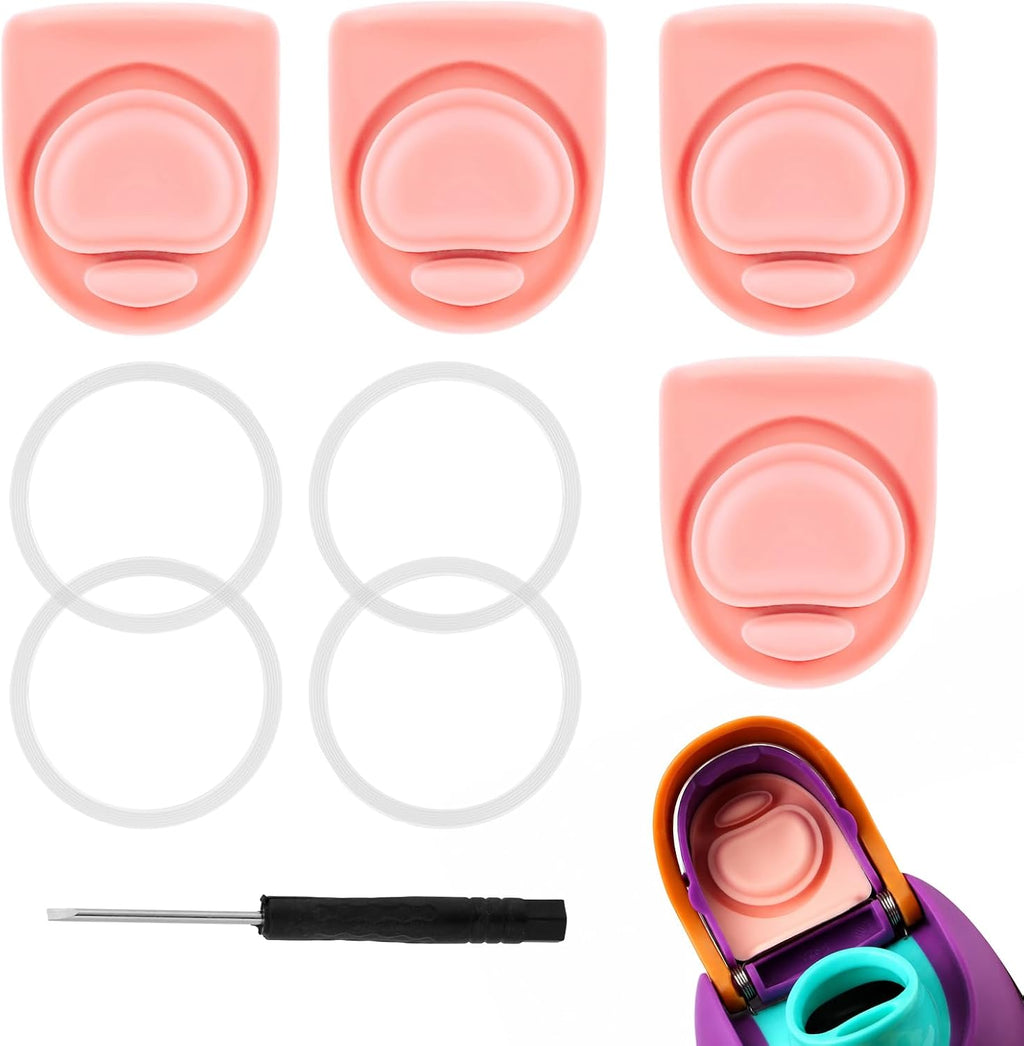 4 Sets Replacement Lid Stopper & Ring Gasket for Owala FreeSip 24oz 32oz