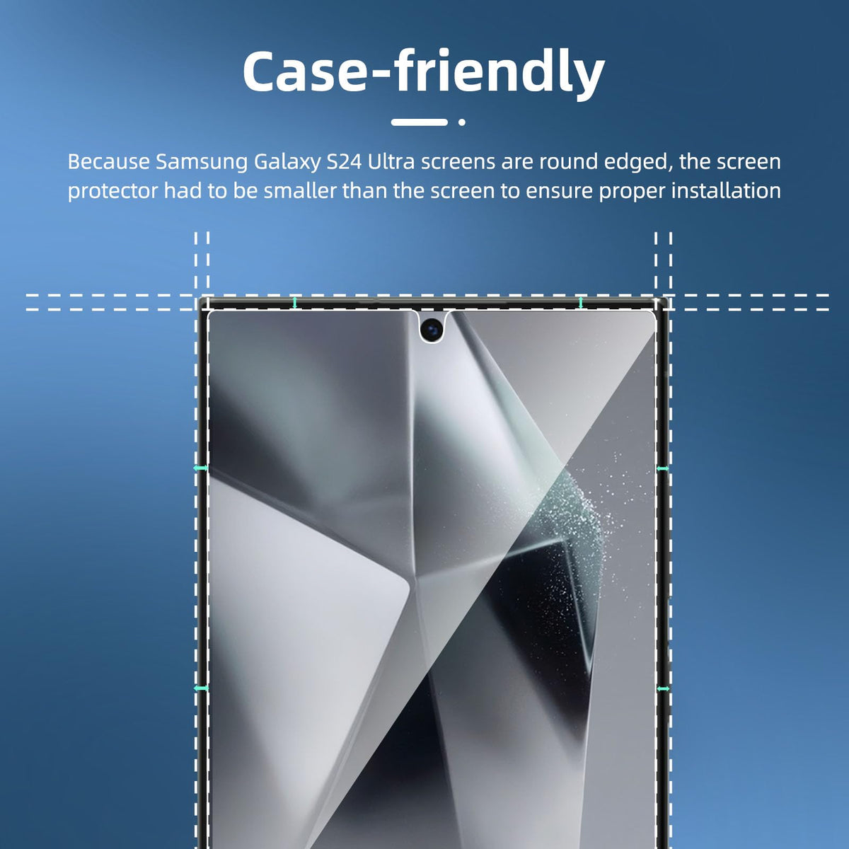 NEW'C for Samsung Galaxy S23 6.1" (SM-S911),Screen Protector Tempered Glass