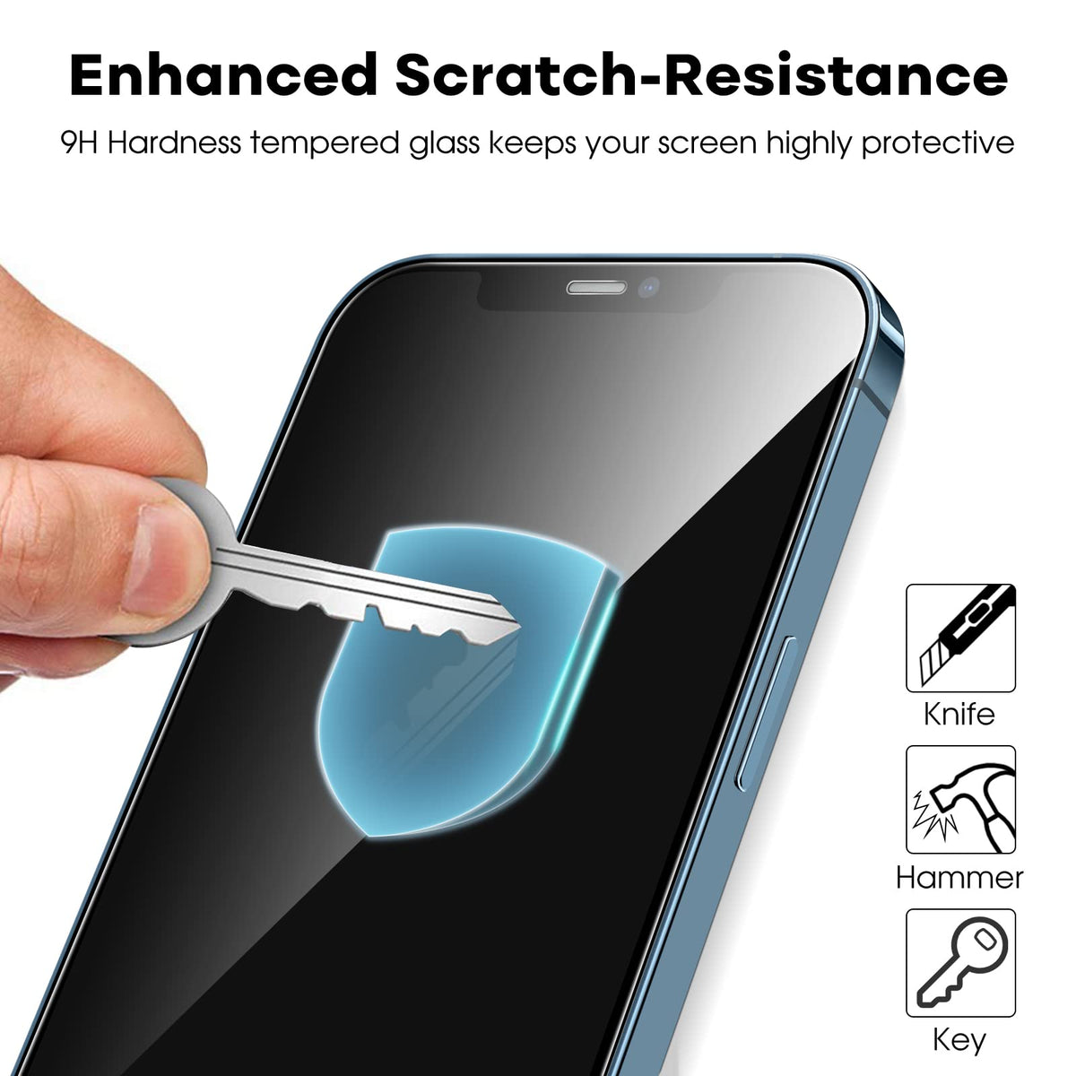JETech Screen Protector for iPhone 18 Pro Max/17 Pro Max, 3-Pack
