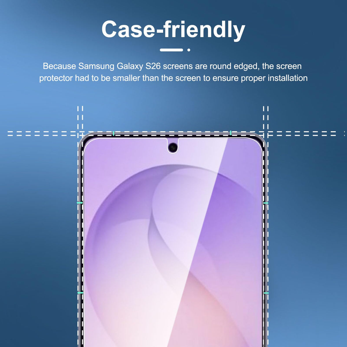 NEW'C for Samsung Galaxy S23 6.1" (SM-S911),Screen Protector Tempered Glass